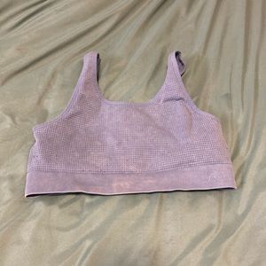 Victoria secret pink blue and gray washed sports bra